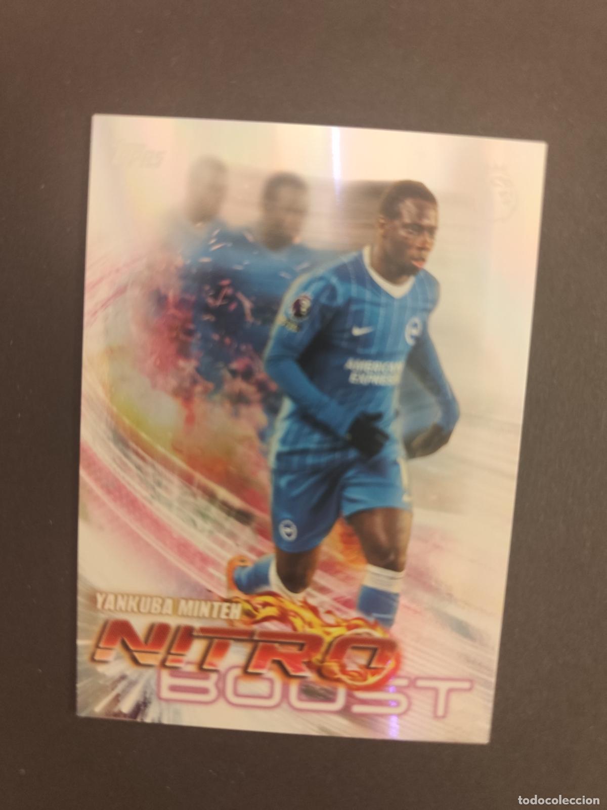 Cromos de f&uacute;tbol: NB 6 YANKUBA MINTEH BRIGHTON & HOVE ALBION NITRO BOOST TOPPS FLAGSHIP PREMIER LEAGUE 2026 2027 26 27