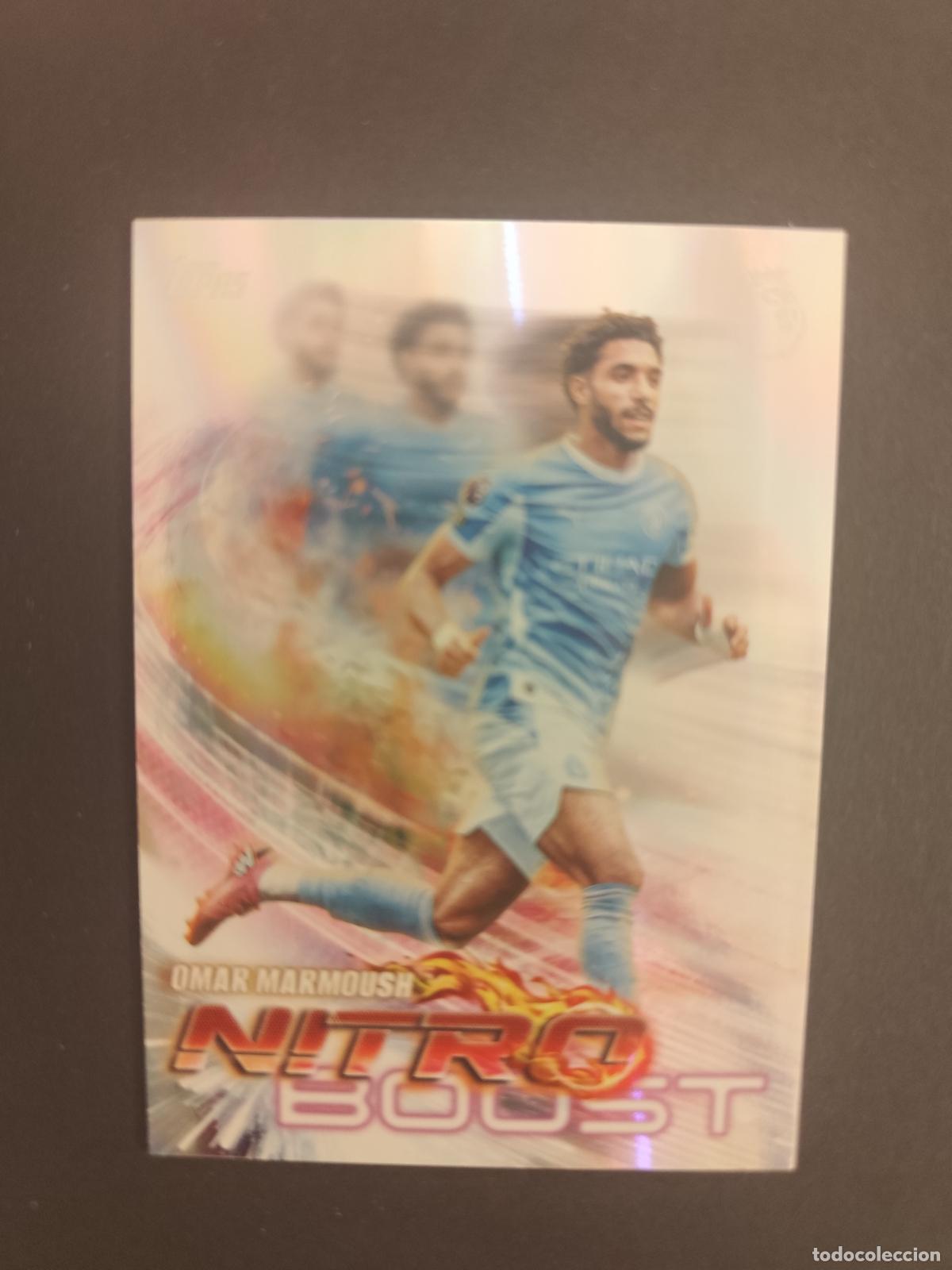 Cromos de f&uacute;tbol: NB 16 OMAR MARMOUSH MANCHESTER CITY NITRO BOOST TOPPS FLAGSHIP PREMIER LEAGUE 2026 2027 26 27