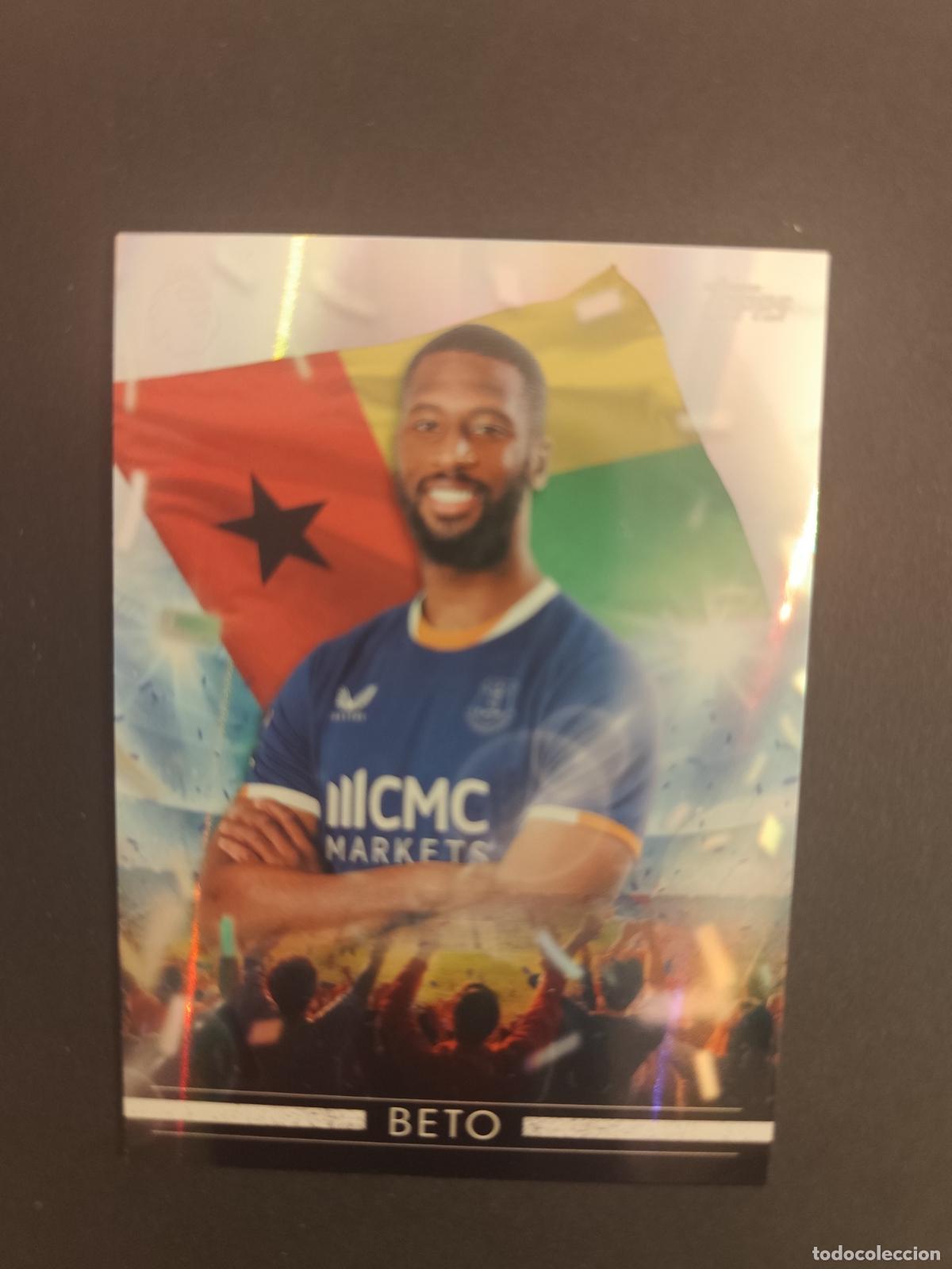 Cromos de f&uacute;tbol: FF 13 BETO EVERTON FLYING THE FLAG TOPPS FLAGSHIP PREMIER LEAGUE 2026 2027 26 27