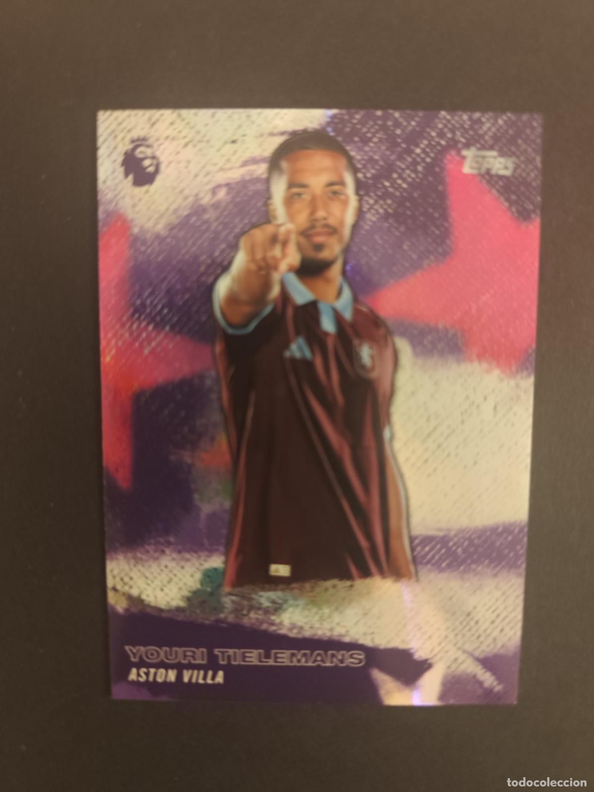 Fu&szlig;ball-Sticker: SPL 3 YOURI TIELEMANS ASTON VILLA STARS TOPPS FLAGSHIP PREMIER LEAGUE 2026 2027 26 27