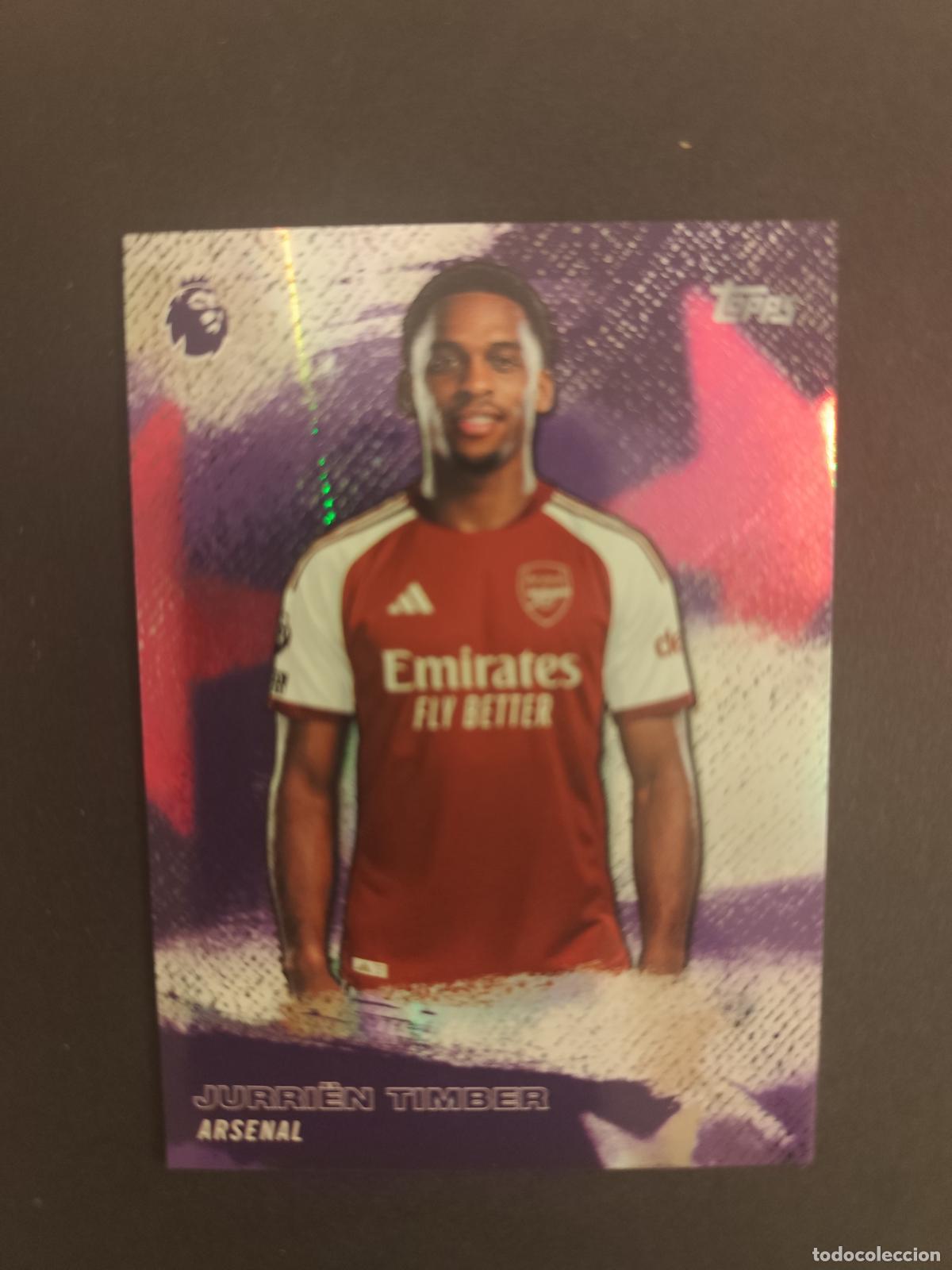 Football Stickers: SPL 1 JURRI&Euml;N TIMBER ARSENAL STARS TOPPS FLAGSHIP PREMIER LEAGUE 2026 2027 26 27