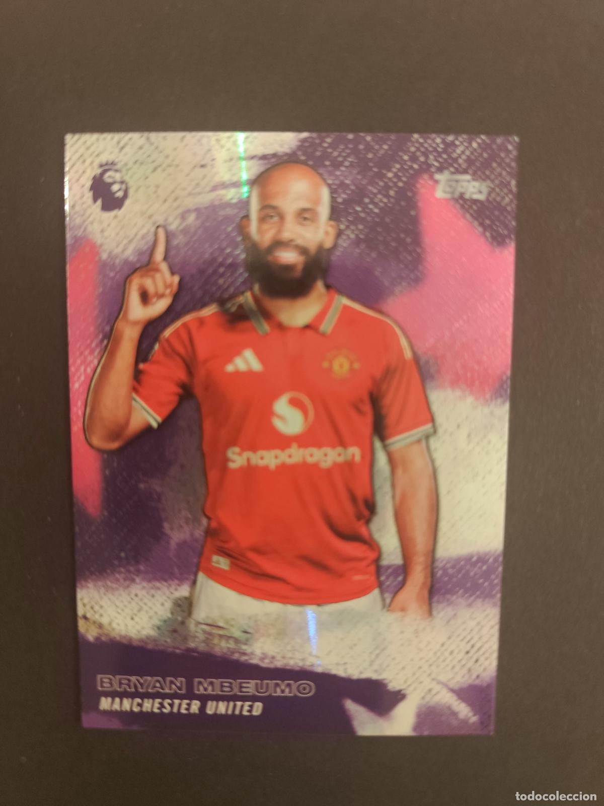 Football Stickers: SPL 18 BRYAN MBEUMO MANCHESTER UNITED STARS TOPPS FLAGSHIP PREMIER LEAGUE 2026 2027 26 27