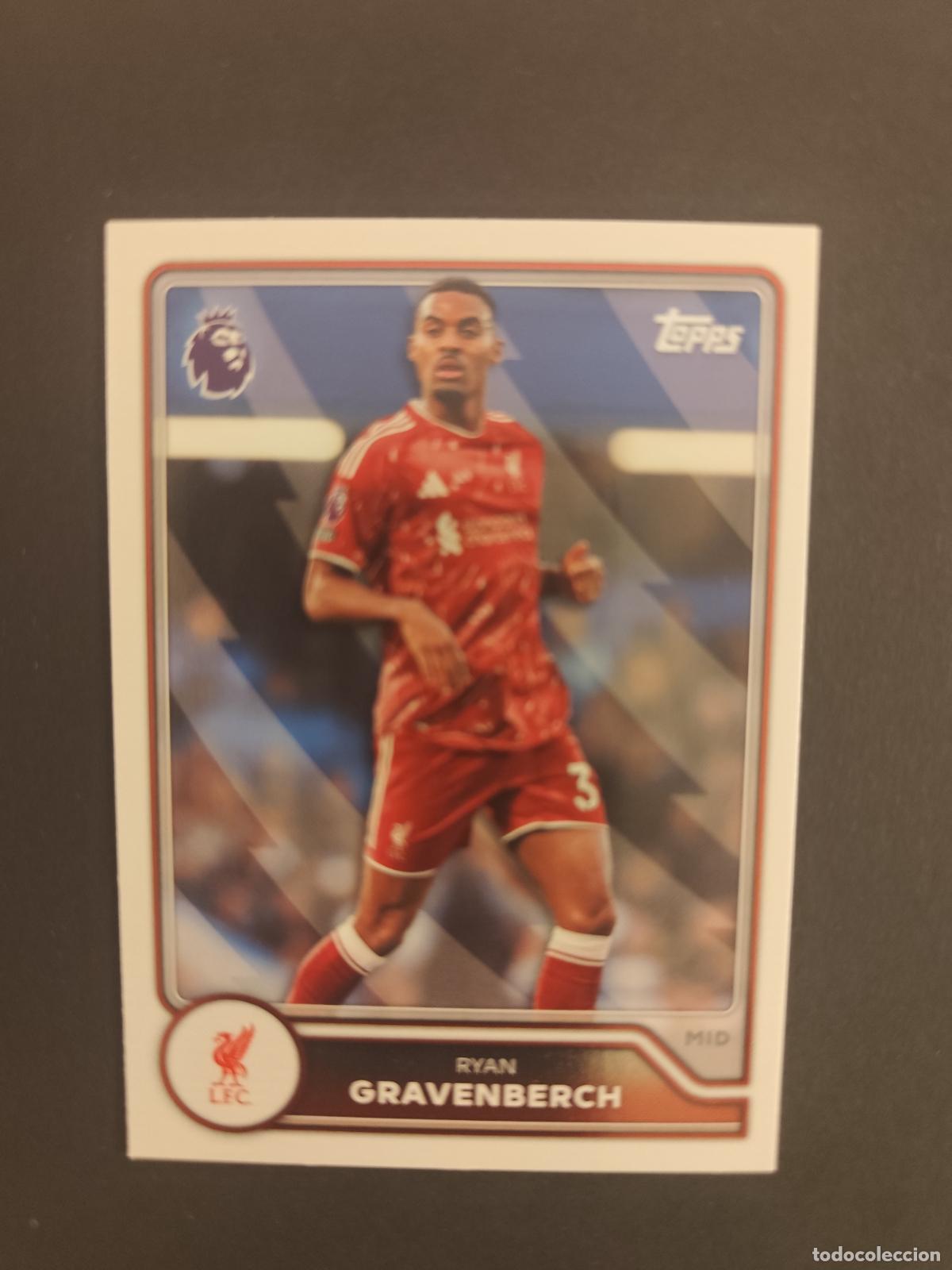 Football Stickers: 166 RYAN GRAVENBERCH LIVERPOOL TOPPS FLAGSHIP PREMIER LEAGUE 2026 2027 26 27