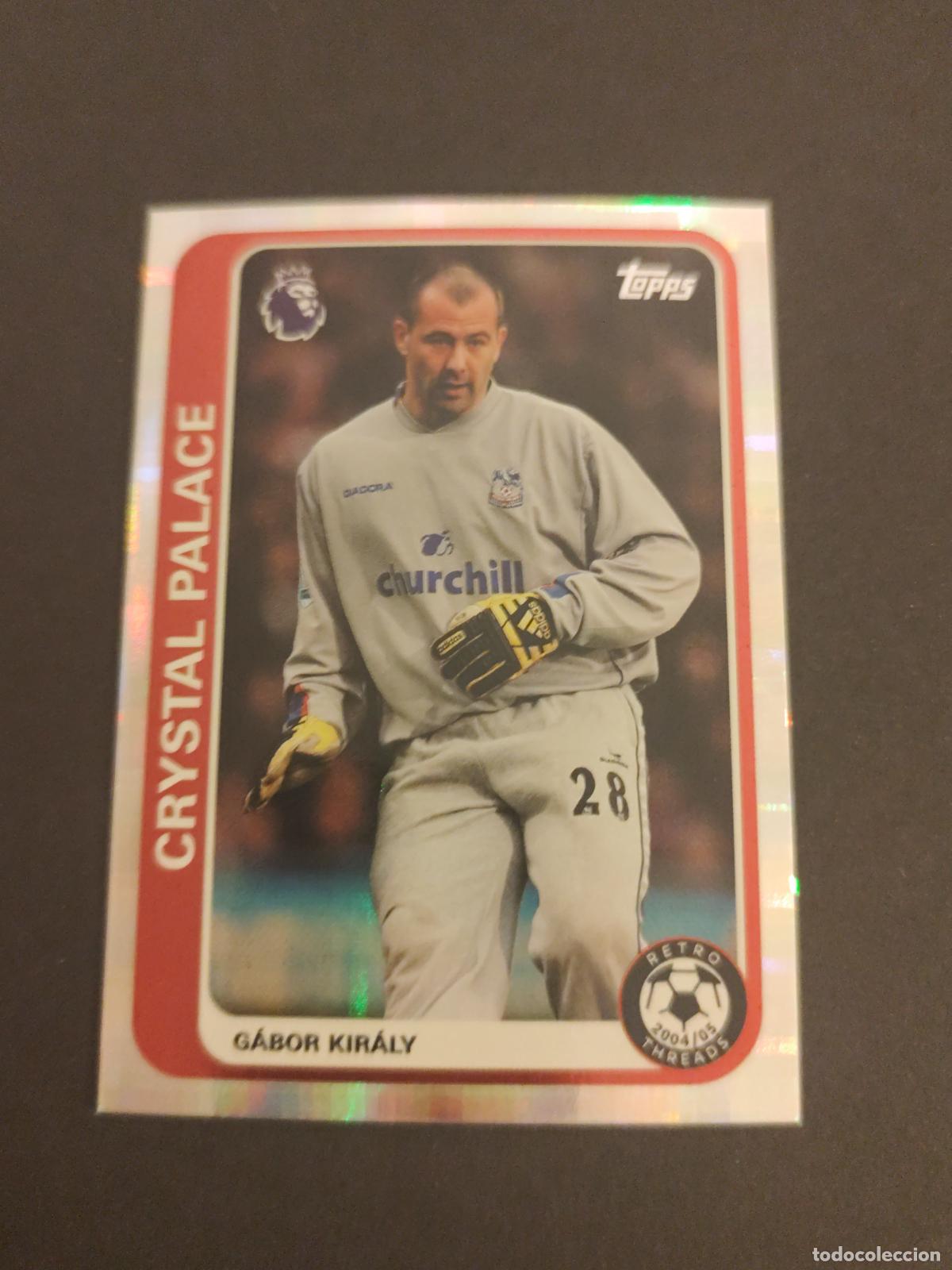 Football Stickers: RT 9 G&Aacute;BOR KIR&Aacute;LY CRYSTAL PALACE RETRO THREADS TOPPS FLAGSHIP PREMIER LEAGUE 2026 2027 26 27