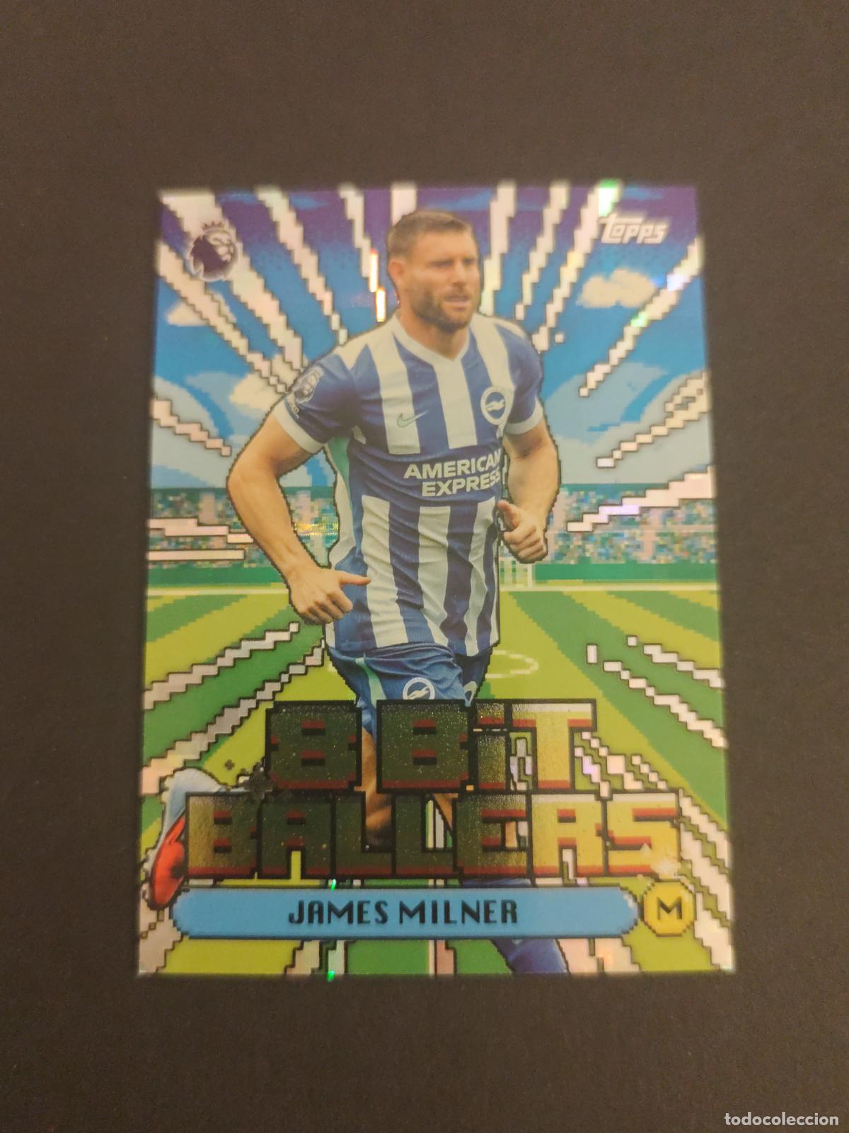 Cromos de f&uacute;tbol: 8B 5 JAMES MILNER BRIGHTON 8 BIT BALLERS TOPPS FLAGSHIP PREMIER LEAGUE 2026 2027 26 27