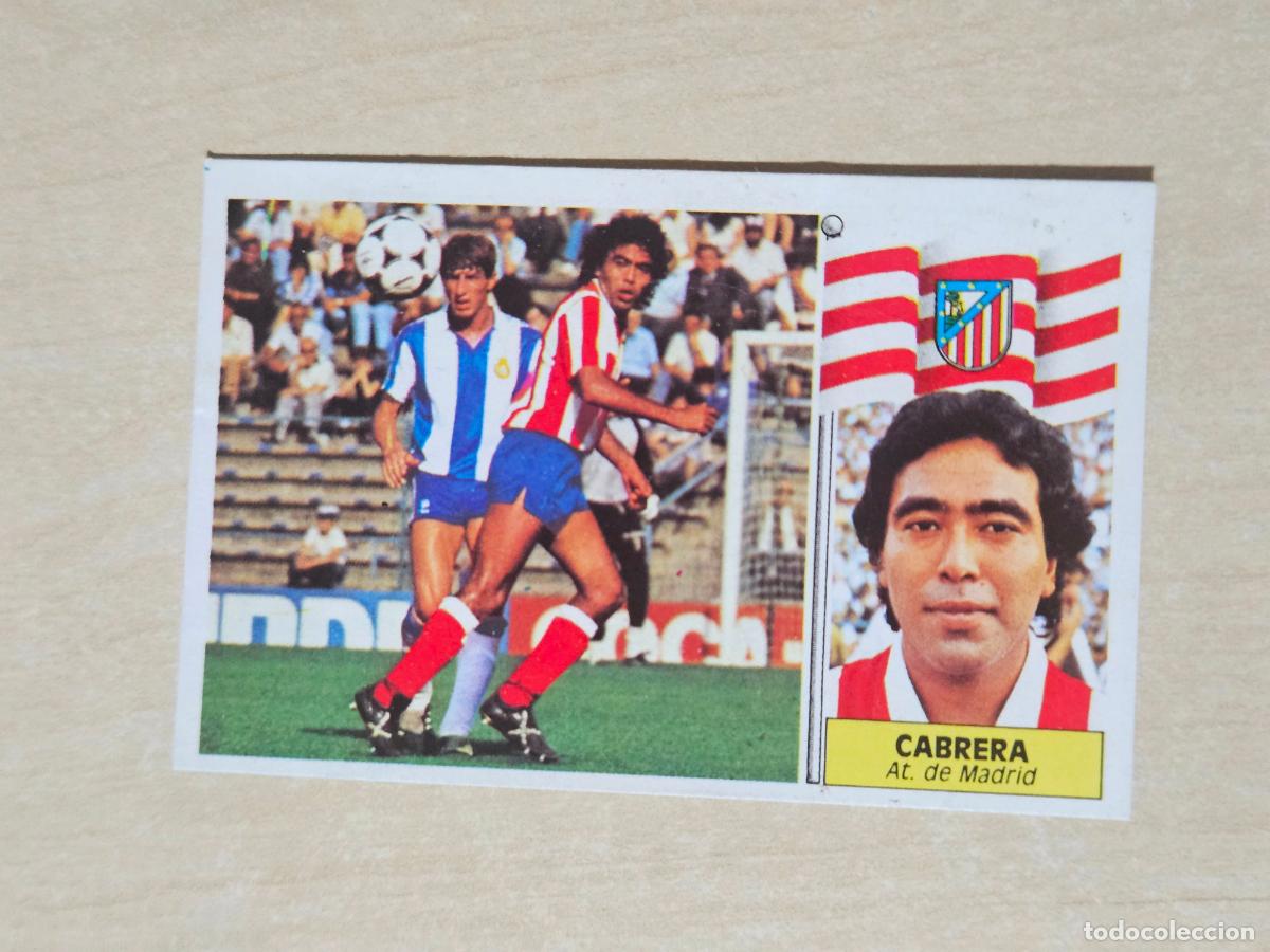 Football Stickers: EDICIONES ESTE 86 87 BAJA CABRERA - CROMO RECUPERADO