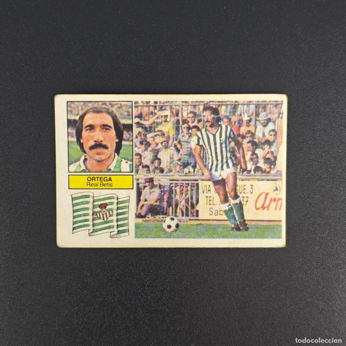 Football Stickers: CROMO DE FUTBOL LIGA ESTE 82 83 1982 1983 NUNCA PEGADO SIN PEGAR ORTEGA REAL BETIS RA1026