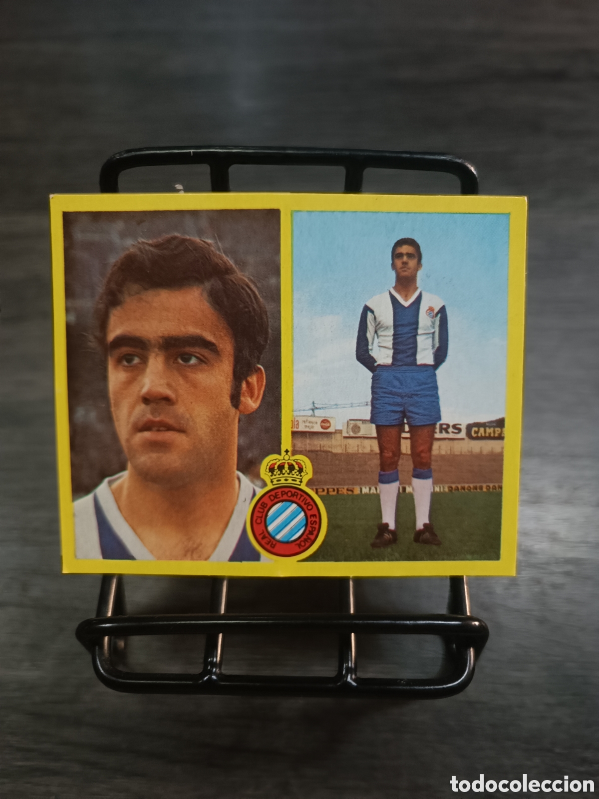 Fu&szlig;ball-Sticker: 1972 Liga este Carbonell Espa&ntilde;ol despegado