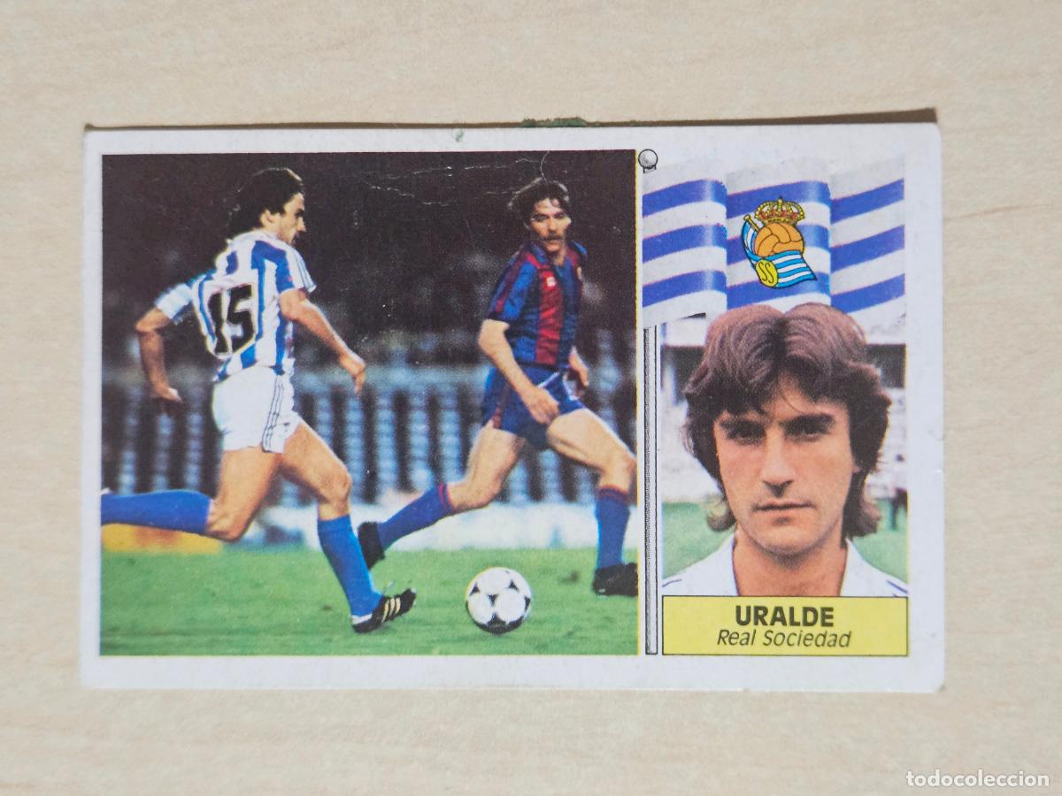 Fu&szlig;ball-Sticker: EDICIONES ESTE 86 87 BAJA URALDE - CROMO RECUPERADO