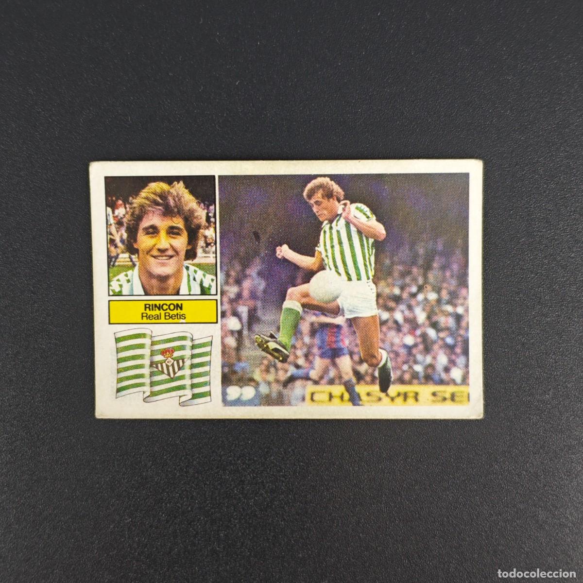 Fu&szlig;ball-Sticker: CROMO DE FUTBOL LIGA ESTE 82 83 1982 1983 NUNCA PEGADO SIN PEGAR RINCON REAL BETIS RA1026