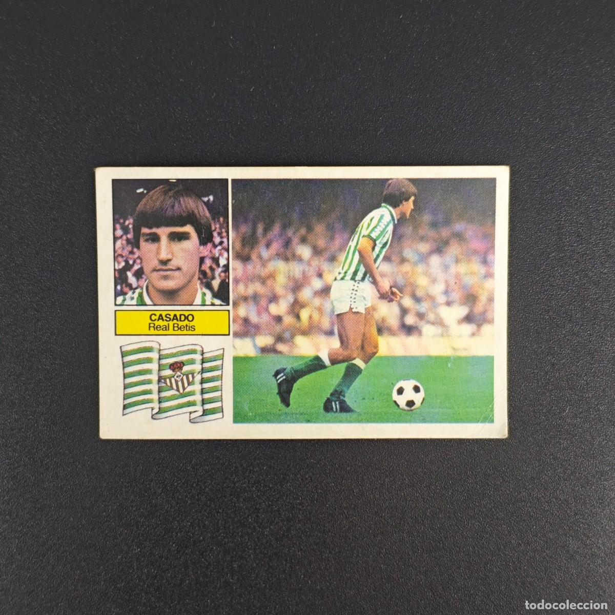 Cromos de f&uacute;tbol: CROMO DE FUTBOL LIGA ESTE 82 83 1982 1983 NUNCA PEGADO SIN PEGAR CASADO REAL BETIS RA1026