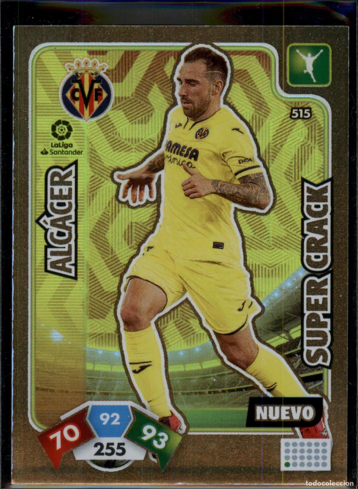 Cromos de f&uacute;tbol: Alc&aacute;cer Nuevo Super Crack N&ordm; 515 Villarreal CF LaLiga Santander Adrenalyn XL 2019 2020 Panini 19 20