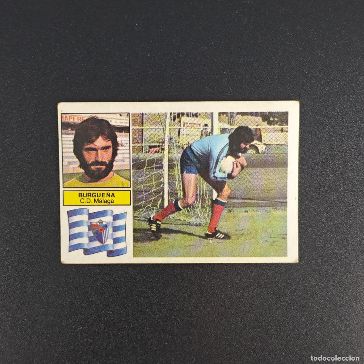 Cromos de f&uacute;tbol: CROMO DE FUTBOL LIGA ESTE 82 83 1982 1983 NUNCA PEGADO SIN PEGAR BURGUE&Ntilde;A C. D. MALAGA RA1026