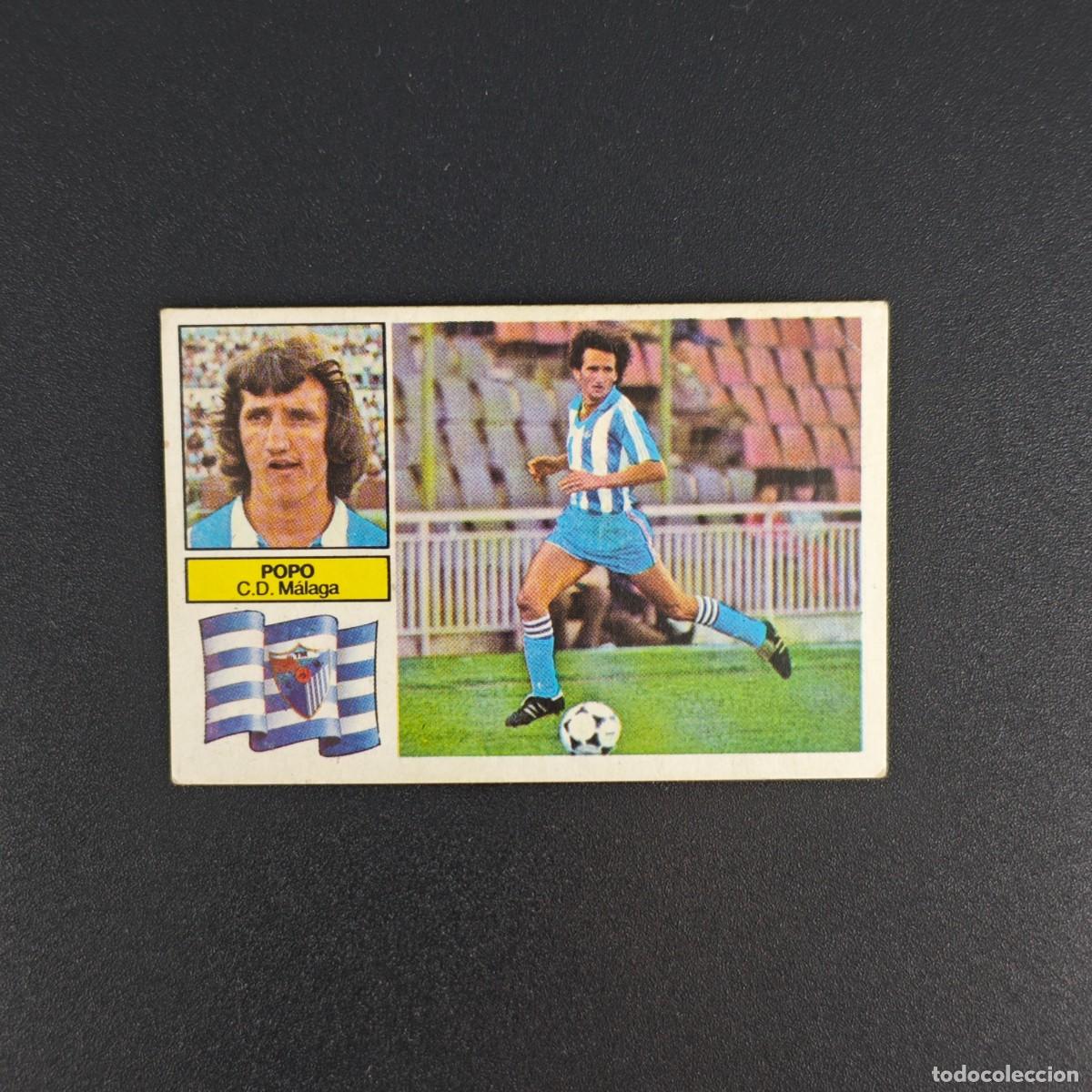 Cromos de f&uacute;tbol: CROMO DE FUTBOL LIGA ESTE 82 83 1982 1983 NUNCA PEGADO SIN PEGAR POPO C. D. MALAGA RA1026