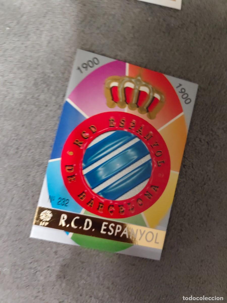 Cromos de f&uacute;tbol: 232. ESCUDO R.C.D. ESPANYOL MUNDICROMO FICHAS 97 98 LIGA 1997 1998 CARD ABB