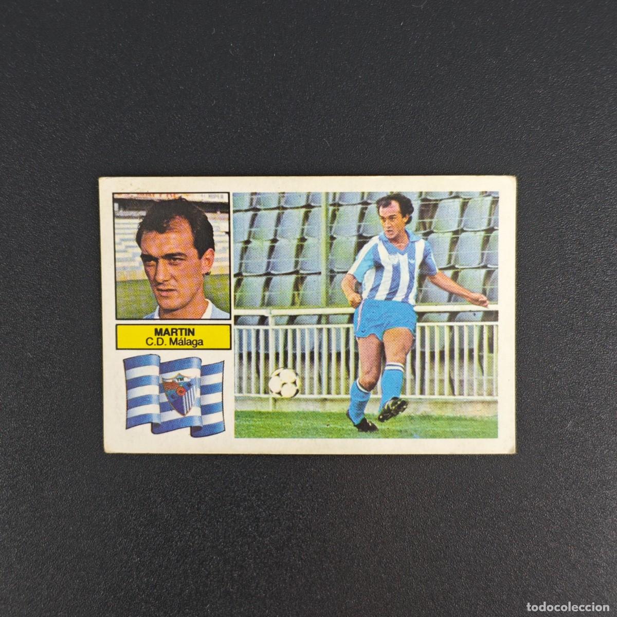 Cromos de f&uacute;tbol: CROMO DE FUTBOL LIGA ESTE 82 83 1982 1983 NUNCA PEGADO SIN PEGAR MARTIN C. D. MALAGA RA1026