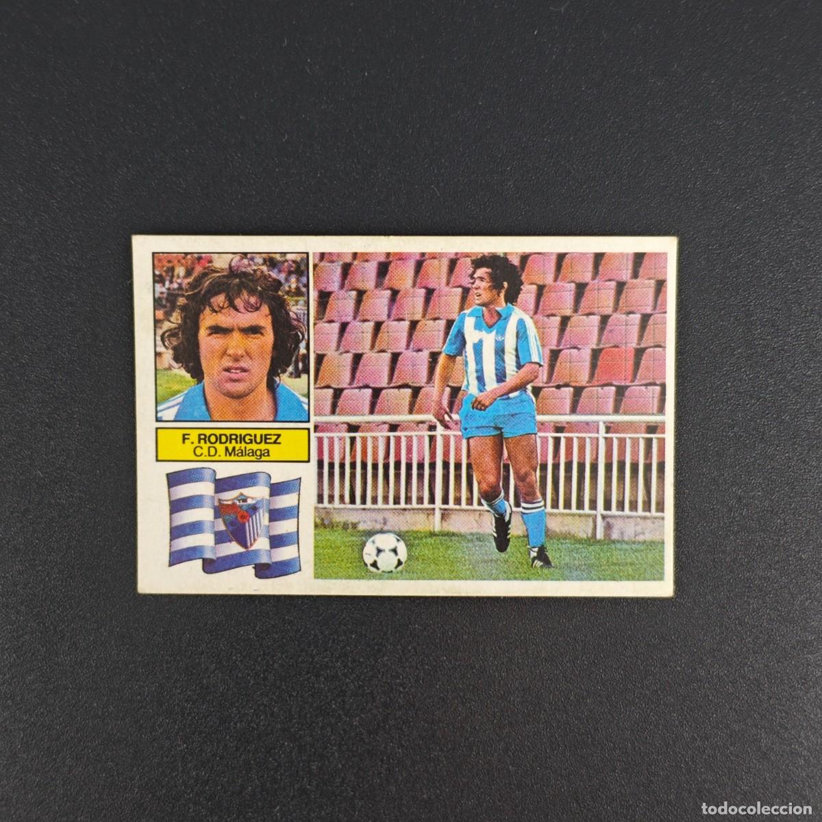 Cromos de f&uacute;tbol: CROMO DE FUTBOL LIGA ESTE 82 83 1982 1983 NUNCA PEGADO SIN PEGAR F. RODRIGUEZ C. D. MALAGA RA1026