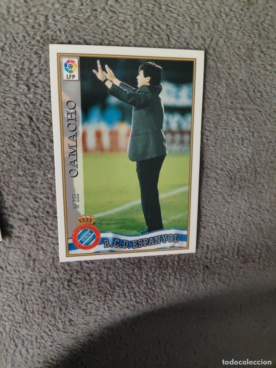 Cromos de f&uacute;tbol: 235. CAMACHO R.C.D. ESPANYOL MUNDICROMO FICHAS 97 98 LIGA 1997 1998 CARD ABB