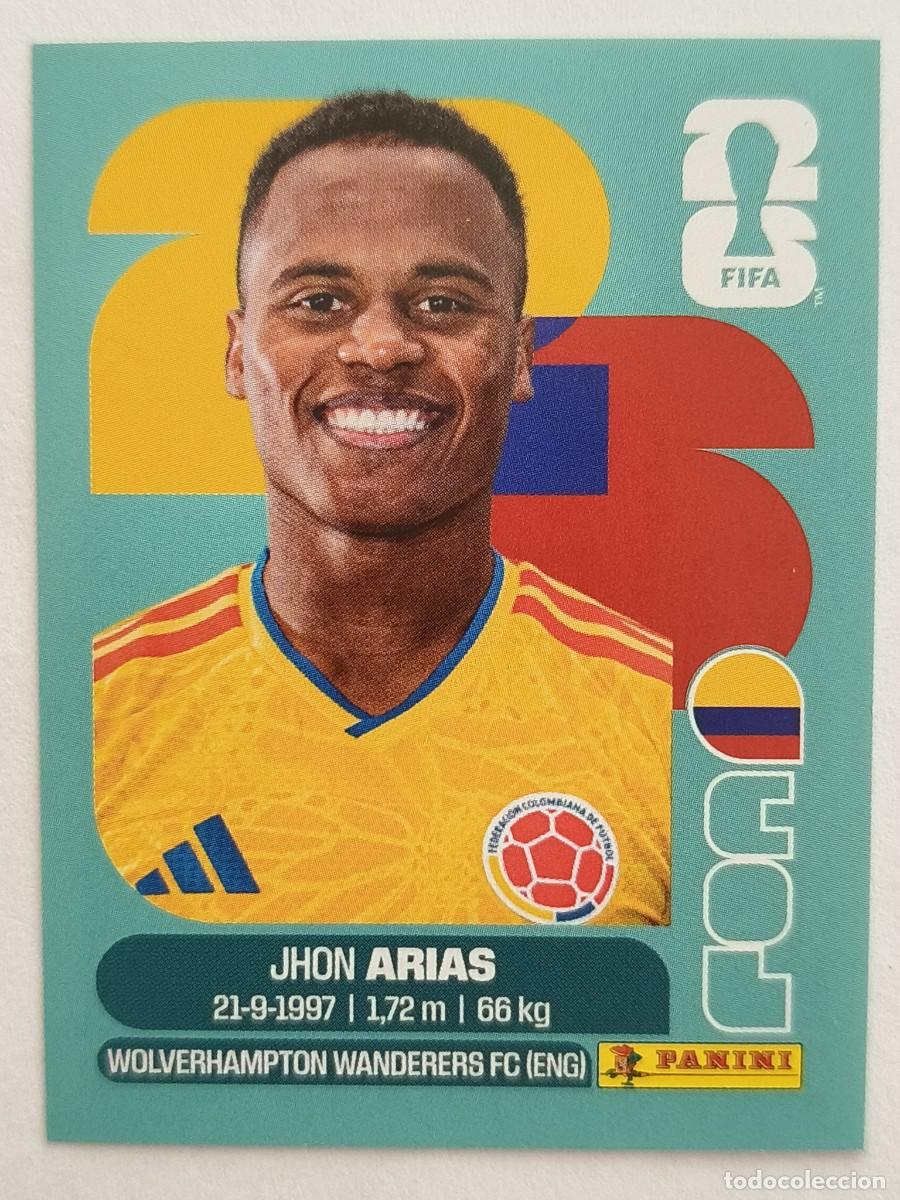 Cromos de f&uacute;tbol: #COL17 ARIAS (COLOMBIA) MUNDIAL 2026 PANINI