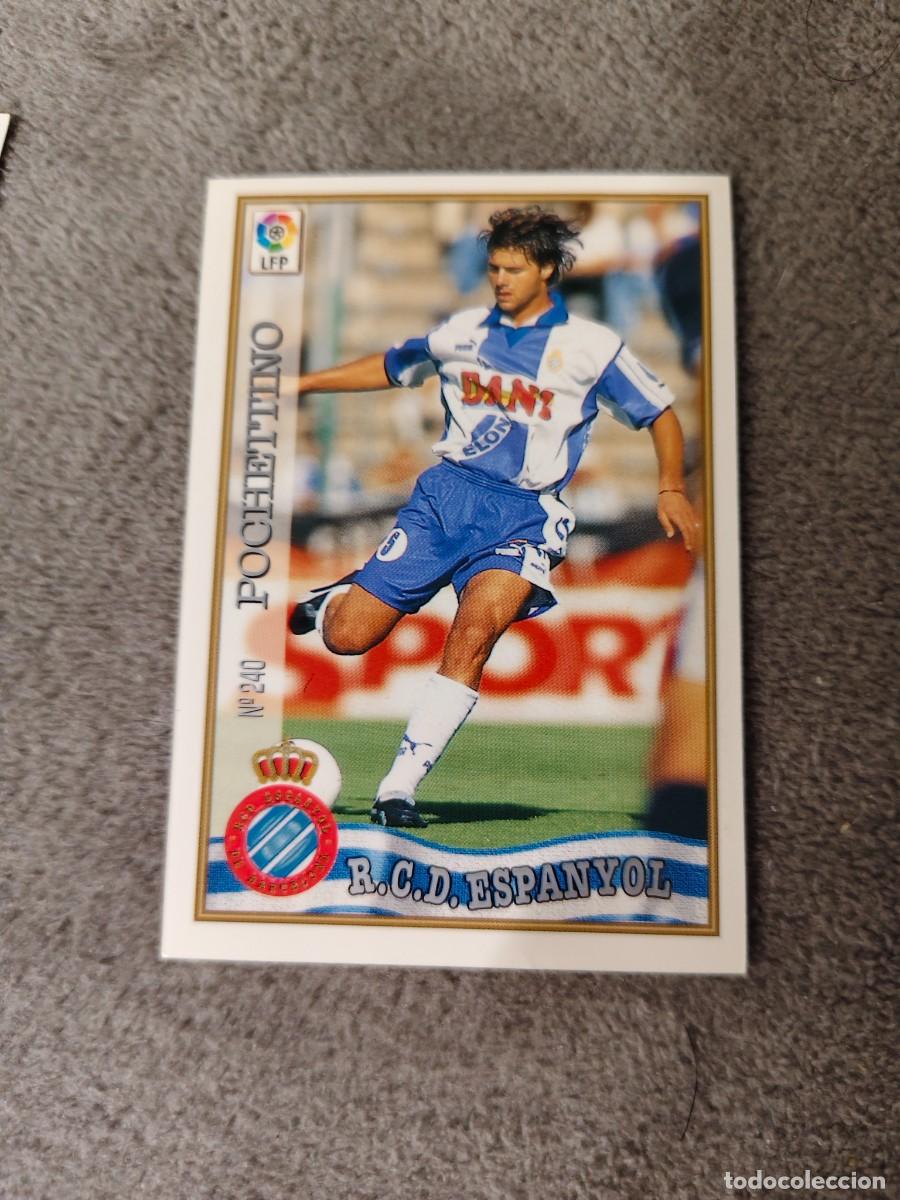 Cromos de f&uacute;tbol: 240. POCHETTINO R.C.D. ESPANYOL MUNDICROMO FICHAS 97 98 LIGA 1997 1998 CARD ABB