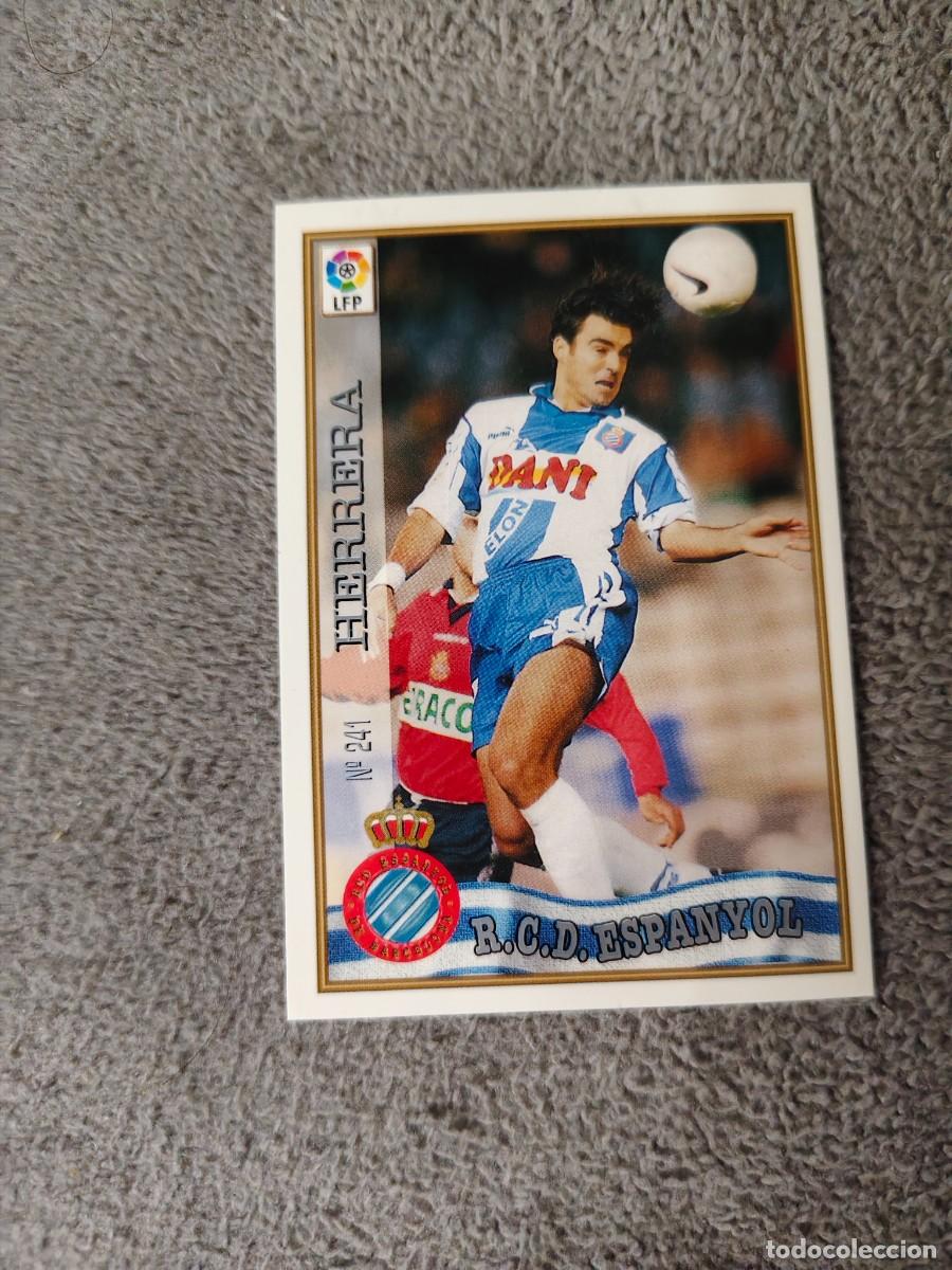 Cromos de f&uacute;tbol: 241. HERRERA R.C.D. ESPANYOL MUNDICROMO FICHAS 97 98 LIGA 1997 1998 CARD ABB