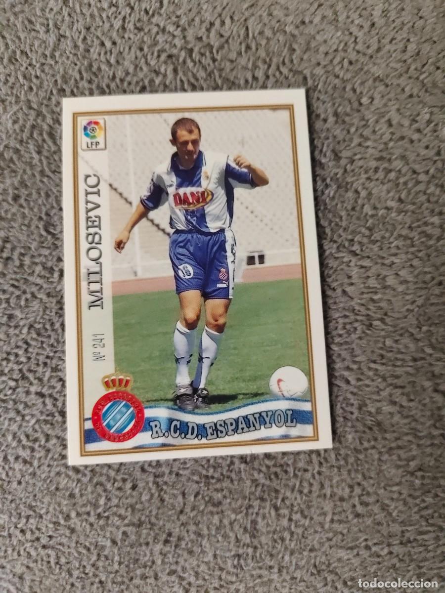 Cromos de f&uacute;tbol: 241. MILOSEVIC R.C.D. ESPANYOL MUNDICROMO FICHAS 97 98 LIGA 1997 1998 CARD ABB