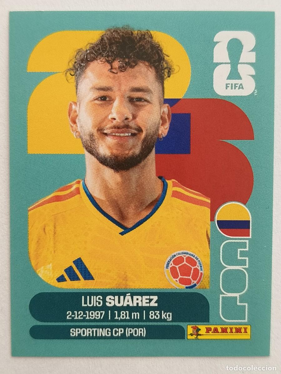 Cromos de f&uacute;tbol: #COL19 SUAREZ (COLOMBIA) MUNDIAL 2026 PANINI