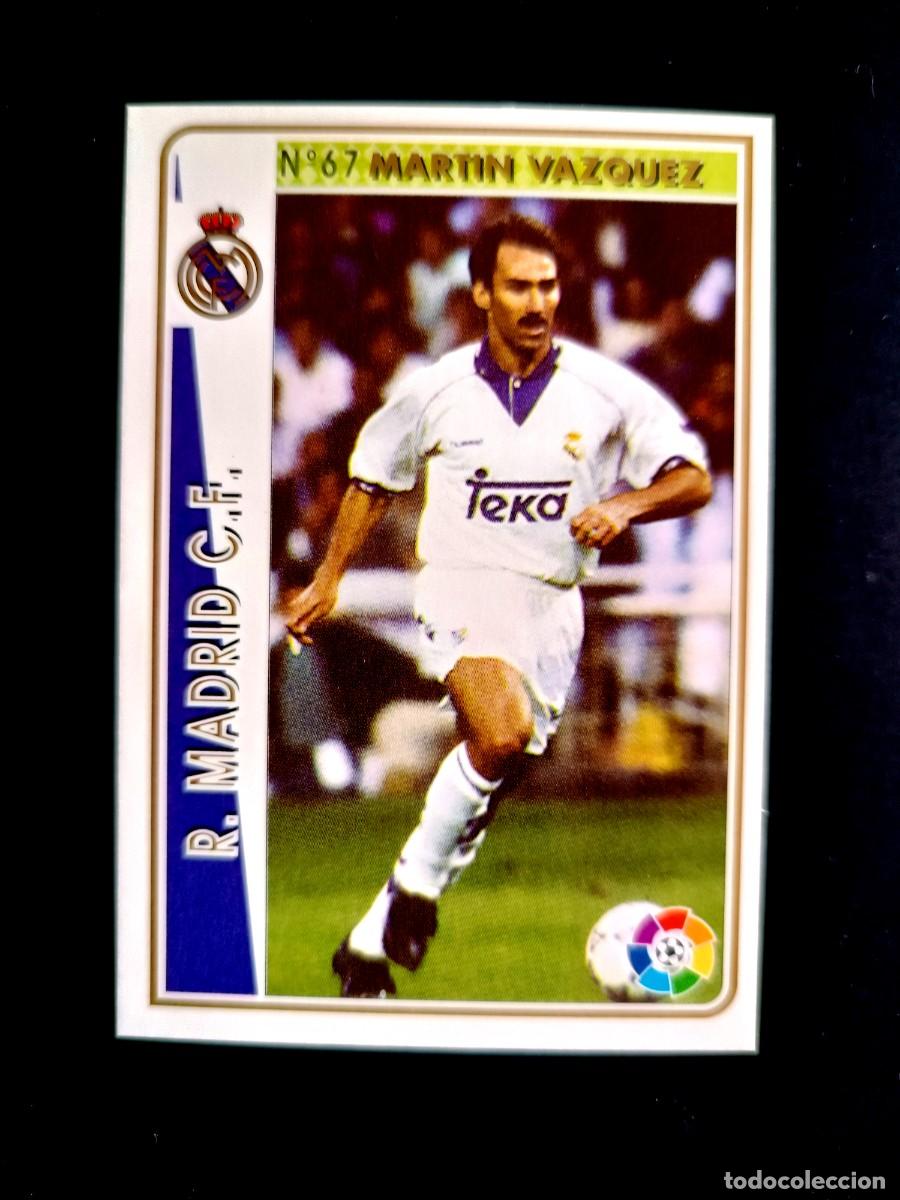 Cromos de f&uacute;tbol: 67 MART&Iacute;N V&Aacute;ZQUEZ - REAL MADRID C.F. - MUNDICROMO 94/95