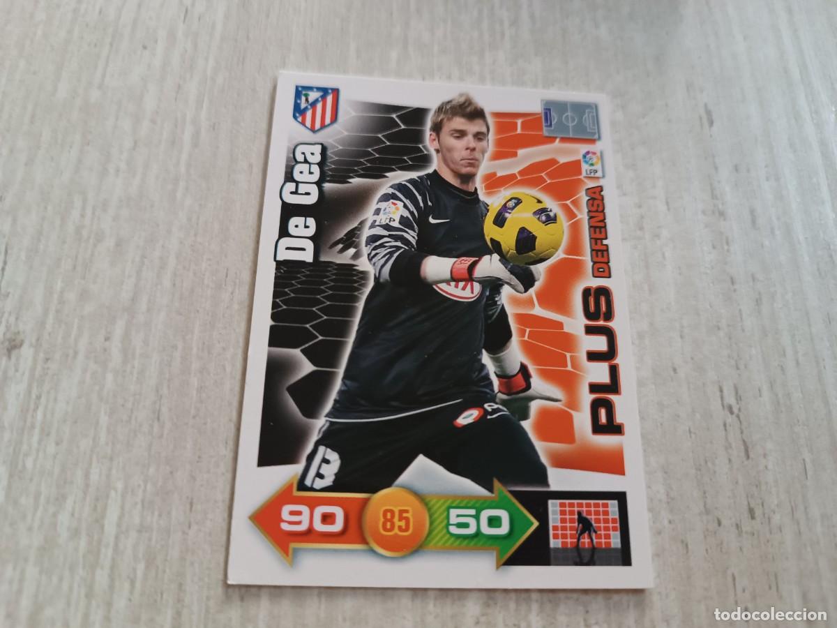 Cromos de f&uacute;tbol: DE GEA PLUS DEFENSA ADRENALYN 2010 2011 10 11