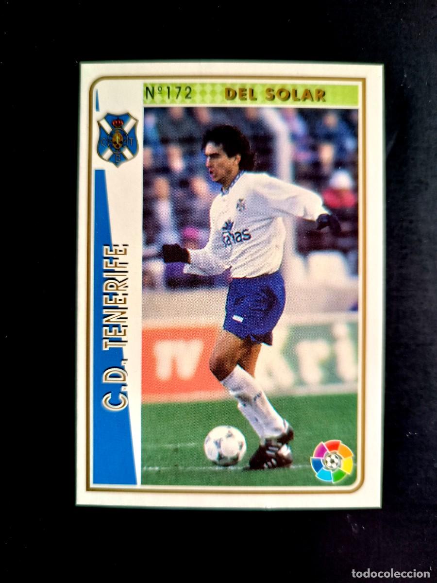 Cromos de f&uacute;tbol: 172 DEL SOLAR - C.D. TENERIFE - MUNDICROMO 94/95