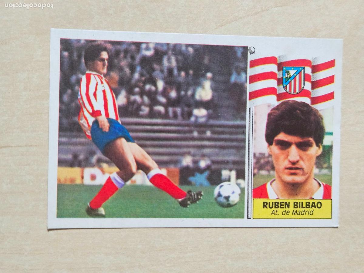 Cromos de f&uacute;tbol: EDICIONES ESTE 86 87 FICHAJE N&ordm; 23 RUBEN BILBAO ATLETICO DE MADRID CROMO RECUPERADO