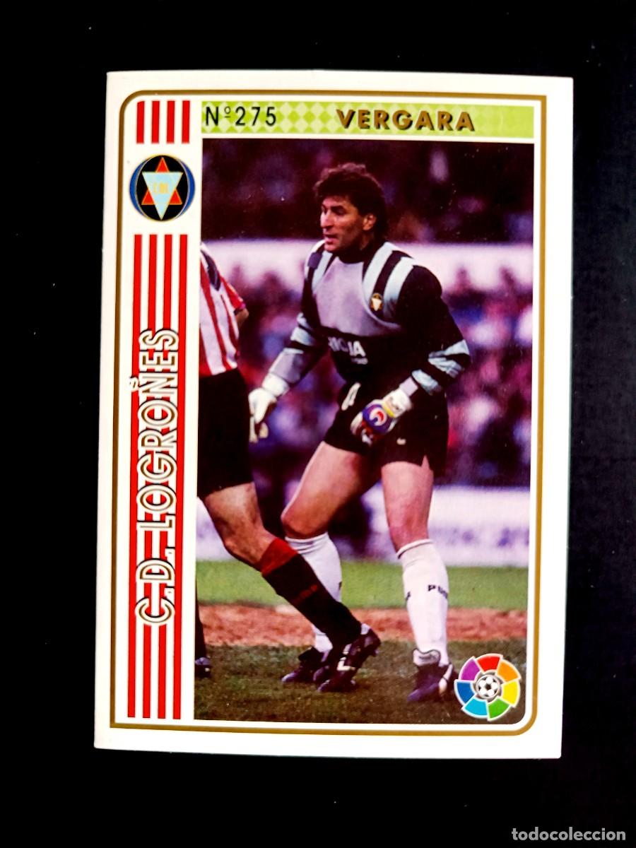 Cromos de Futebol: 275 VERGARA - C.D. LOGRO&Ntilde;&Eacute;S - MUNDICROMO 94/95
