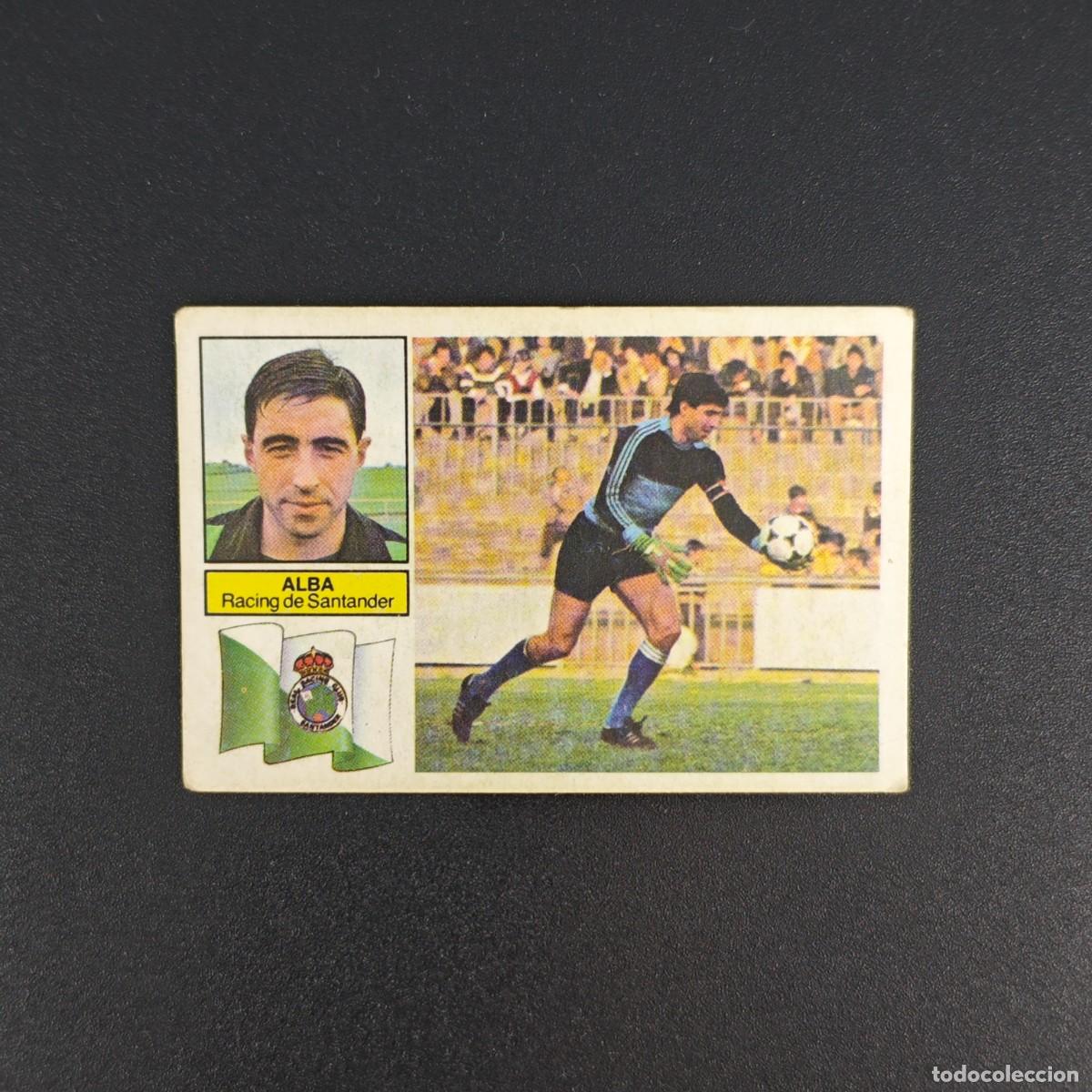 Cromos de f&uacute;tbol: CROMO DE FUTBOL LIGA ESTE 82 83 1982 1983 NUNCA PEGADO SIN PEGAR ALBA RACING SANTANDER RA1026