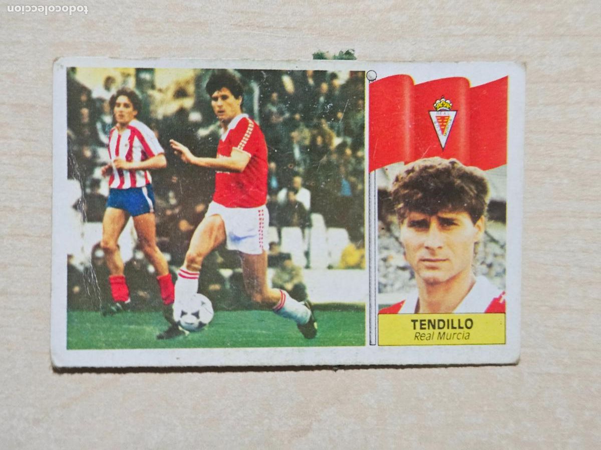 Cromos de f&uacute;tbol: EDICIONES ESTE 86 87 FICHAJE N&ordm; 26 TENDILLO - CROMO RECUPERADO