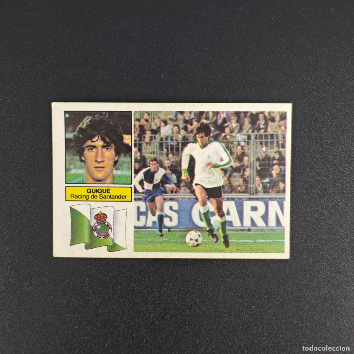 Cromos de f&uacute;tbol: CROMO DE FUTBOL LIGA ESTE 82 83 1982 1983 NUNCA PEGADO SIN PEGAR QUIQUE RACING SANTANDER RA1026