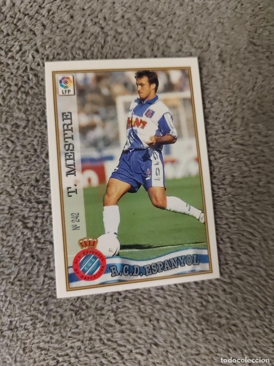 Cromos de f&uacute;tbol: 242. TORRES MESTRE R.C.D. ESPANYOL MUNDICROMO FICHAS 97 98 LIGA 1997 1998 CARD ABB