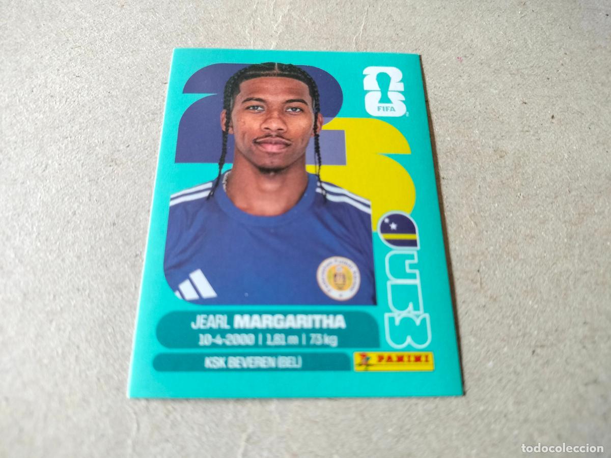 Cromos de f&uacute;tbol: CROMO FUTBOL MUNDIAL 2026 CURACAO MARGARITHA N&Uacute;MERO 16