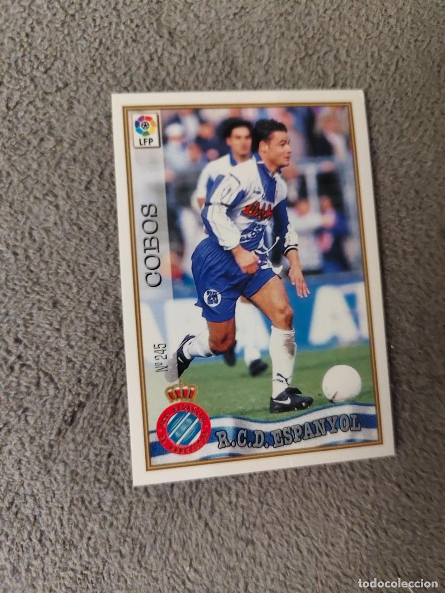 Cromos de f&uacute;tbol: 245. COBOS R.C.D. ESPANYOL MUNDICROMO FICHAS 97 98 LIGA 1997 1998 CARD ABB