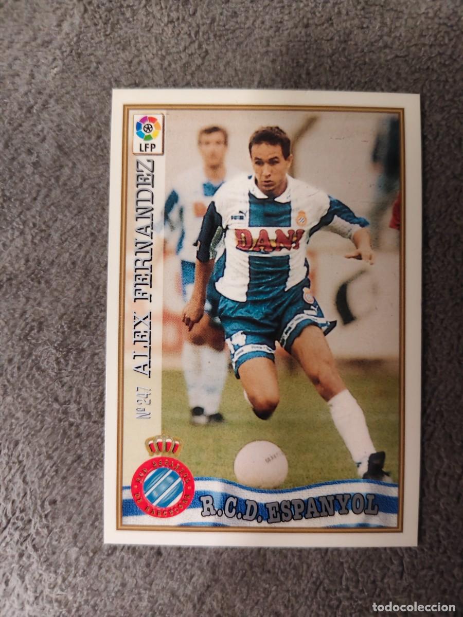 Cromos de f&uacute;tbol: 247. &Aacute;LEX FERN&Aacute;NDEZ R.C.D. ESPANYOL MUNDICROMO FICHAS 97 98 LIGA 1997 1998 CARD ABB