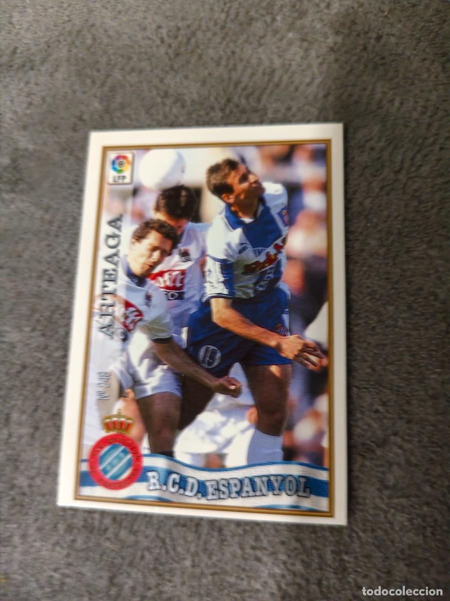 Cromos de f&uacute;tbol: 248. ARTEAGA R.C.D. ESPANYOL MUNDICROMO FICHAS 97 98 LIGA 1997 1998 CARD ABB