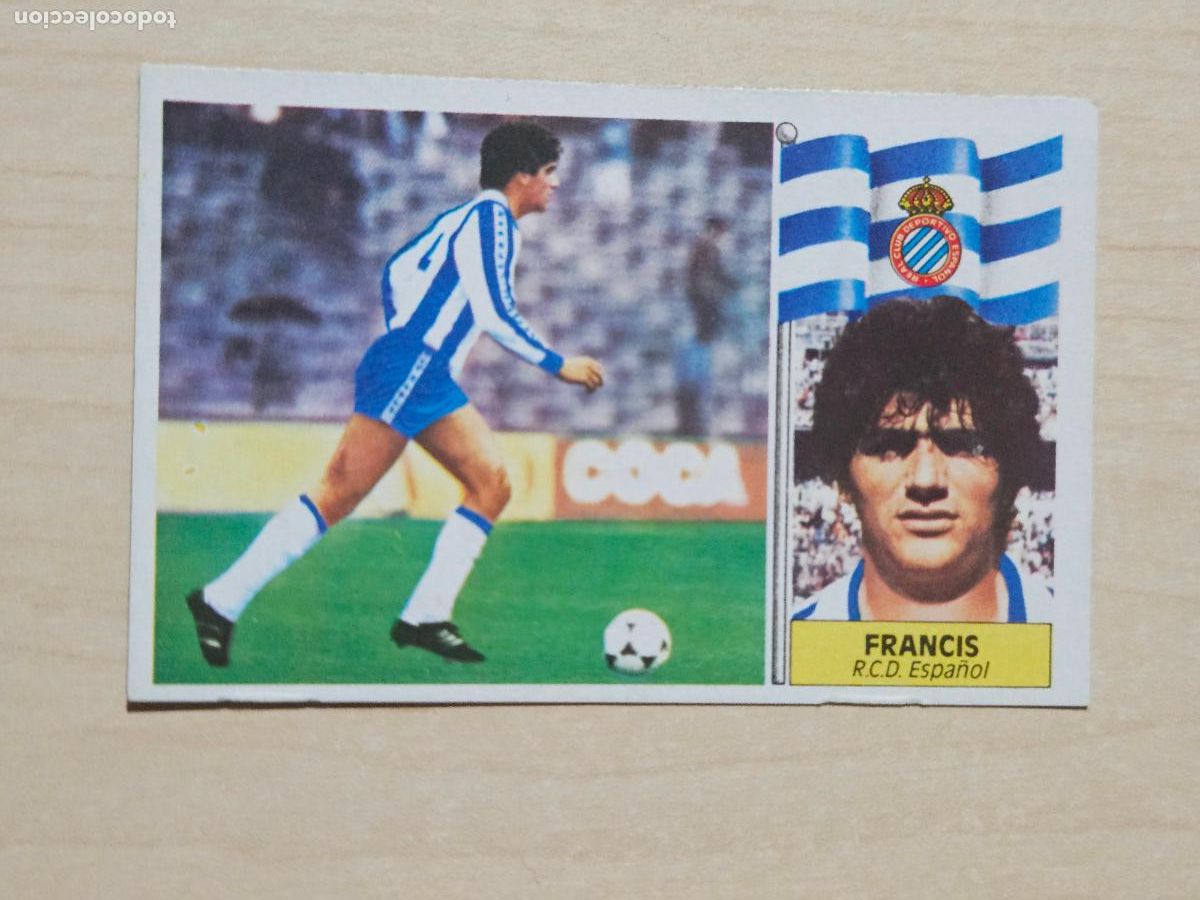 Cromos de f&uacute;tbol: EDICIONES ESTE 86 87 FICHAJE N&ordm; 29 FRANCIS ESPA&Ntilde;OL CROMO RECUPERADO