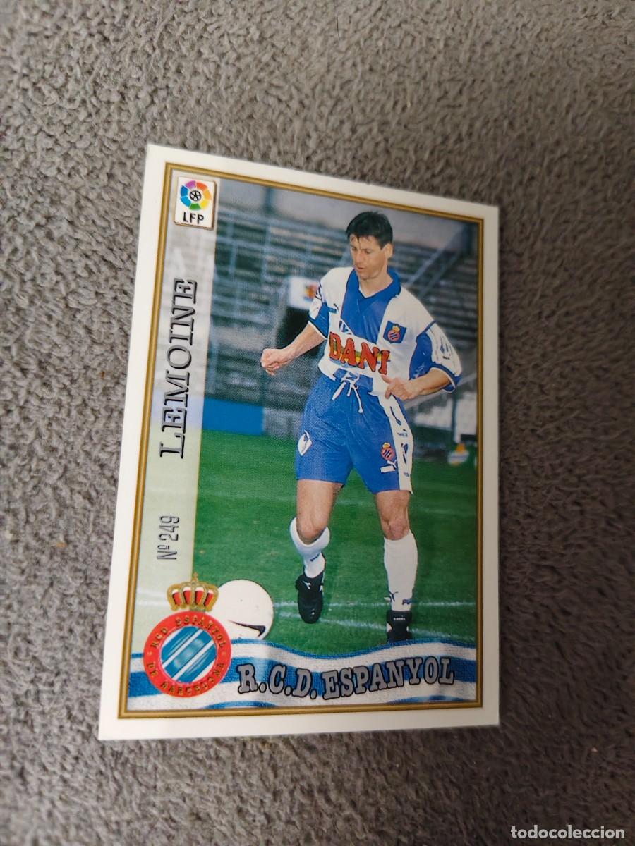 Cromos de f&uacute;tbol: 249. LEMOINE R.C.D. ESPANYOL MUNDICROMO FICHAS 97 98 LIGA 1997 1998 CARD ABB