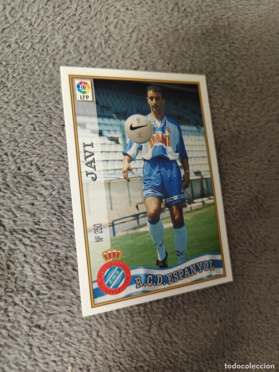 Cromos de f&uacute;tbol: 250. JAVI R.C.D. ESPANYOL MUNDICROMO FICHAS 97 98 LIGA 1997 1998 CARD ABB