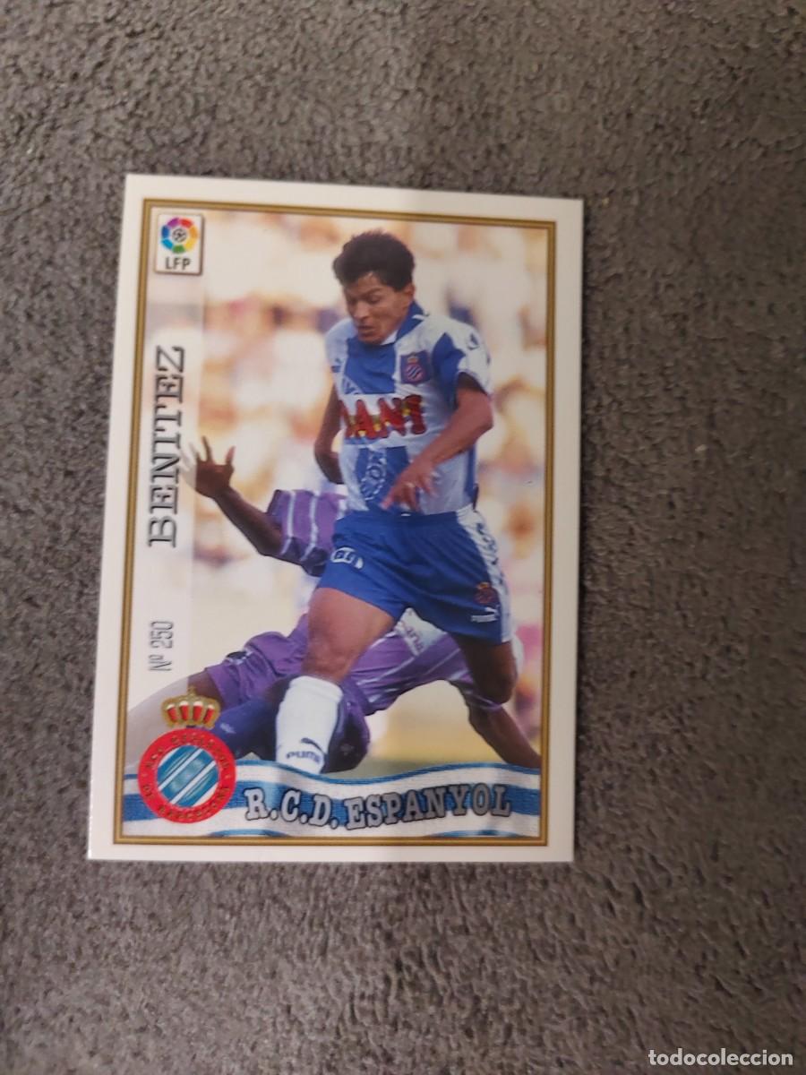 Cromos de f&uacute;tbol: 250. BEN&Iacute;TEZ R.C.D. ESPANYOL MUNDICROMO FICHAS 97 98 LIGA 1997 1998 CARD ABB