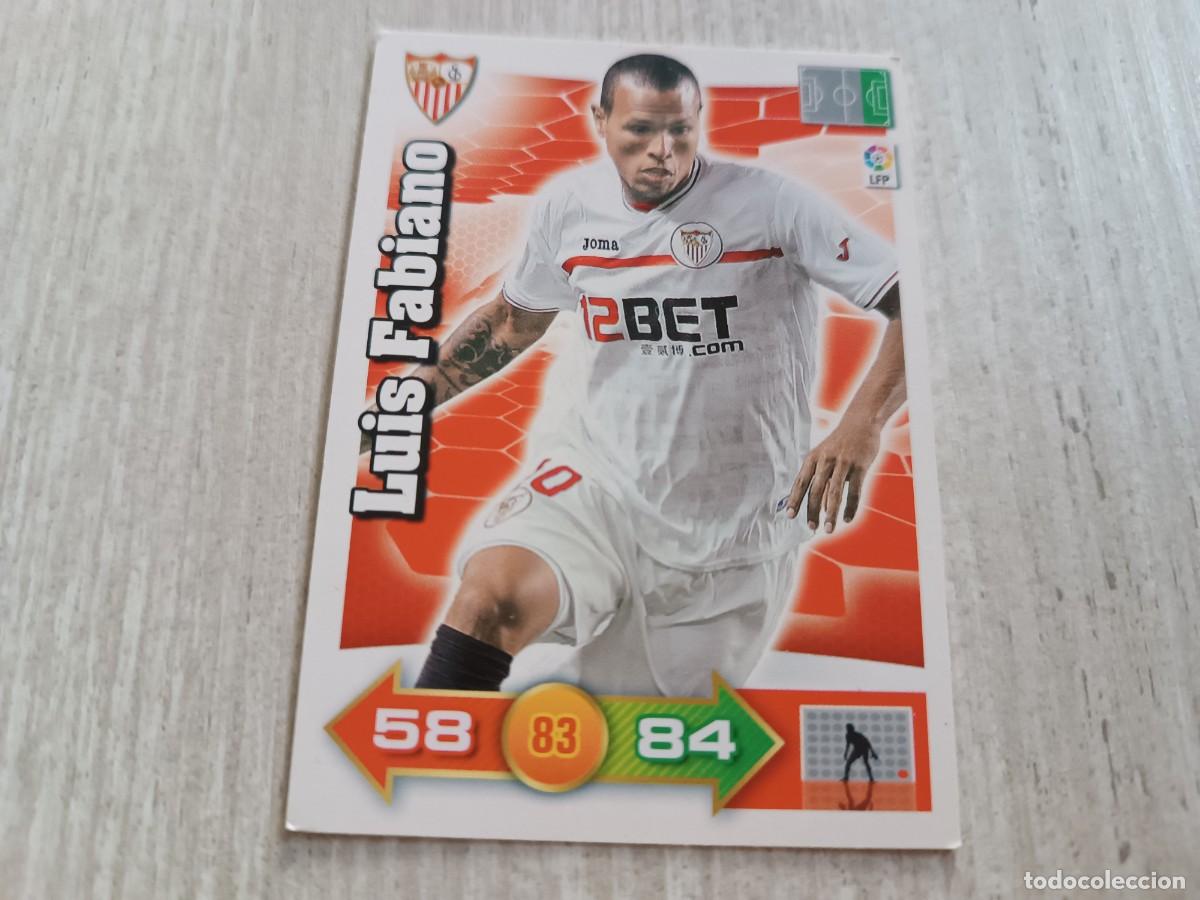 Cromos de f&uacute;tbol: LUIS FABIANO ADRENALYN 2010 2011 10 11