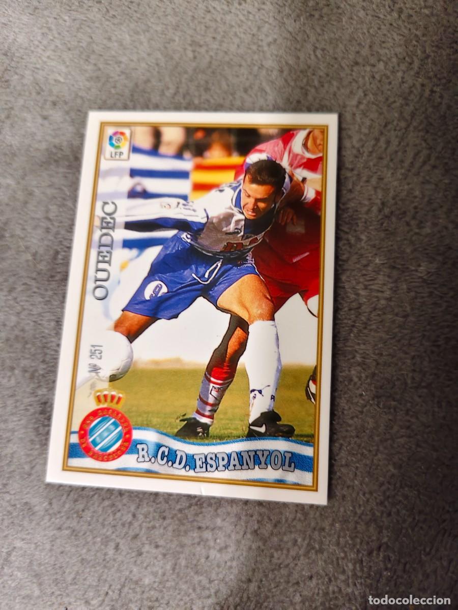 Cromos de f&uacute;tbol: 251. OUEDEC R.C.D. ESPANYOL MUNDICROMO FICHAS 97 98 LIGA 1997 1998 CARD ABB