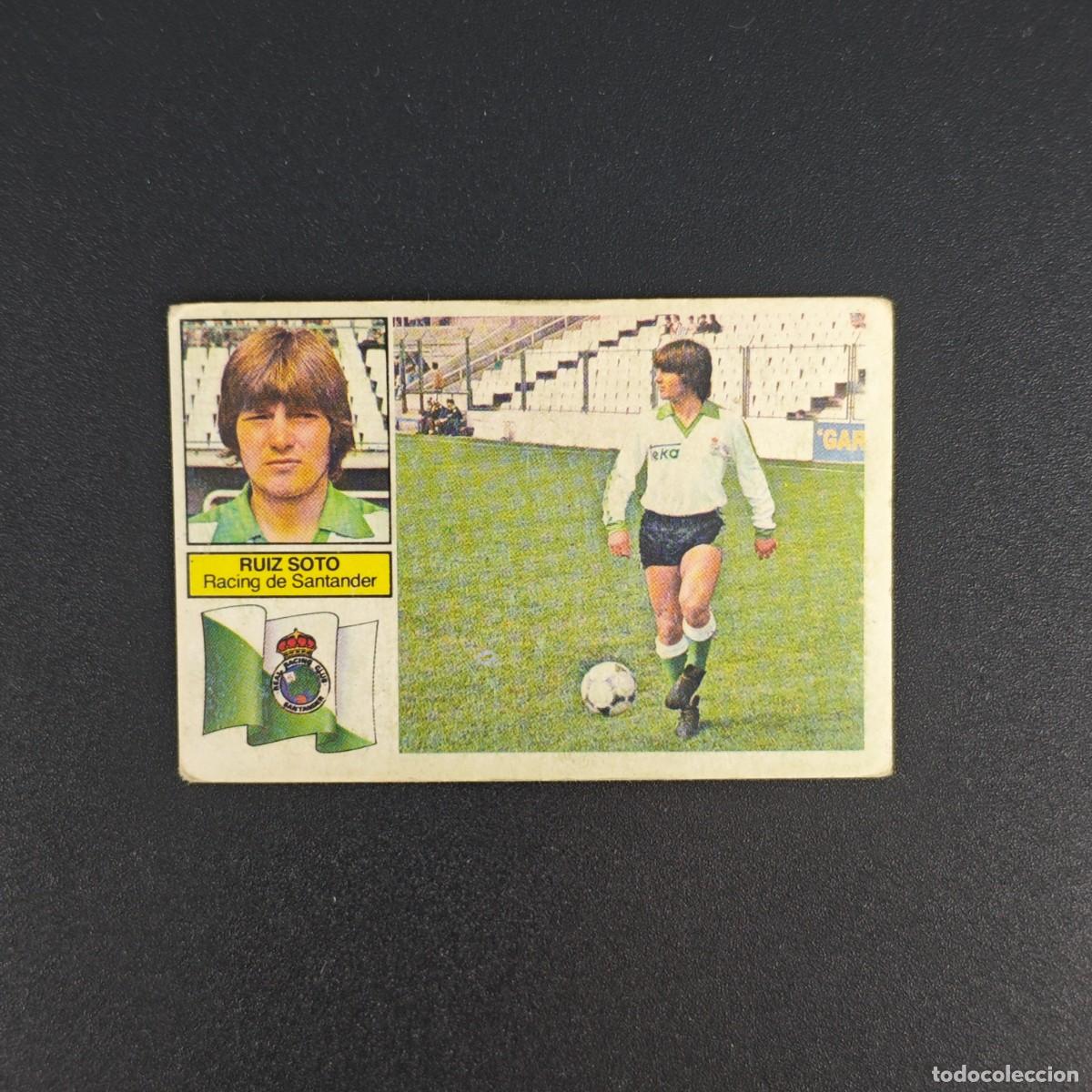 Cromos de f&uacute;tbol: CROMO DE FUTBOL LIGA ESTE 82 83 1982 1983 NUNCA PEGADO SIN PEGAR RUIZ SOTO RACING SANTANDER RA1026