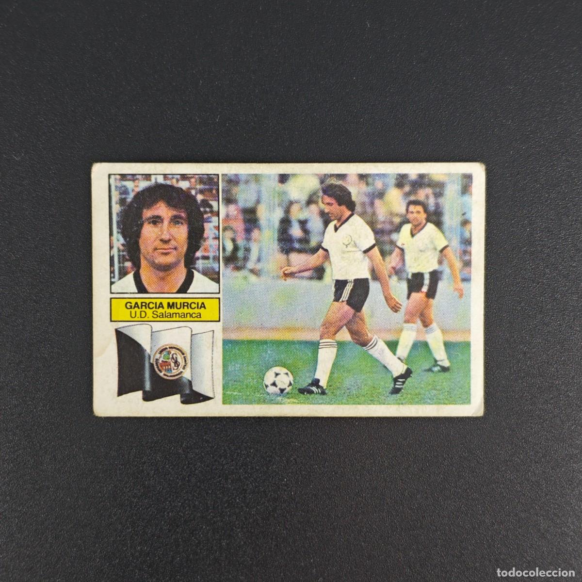 Cromos de f&uacute;tbol: CROMO DE FUTBOL LIGA ESTE 82 83 1982 1983 NUNCA PEGADO SIN PEGAR GARCIA MURCIA SALAMANCA RA1026