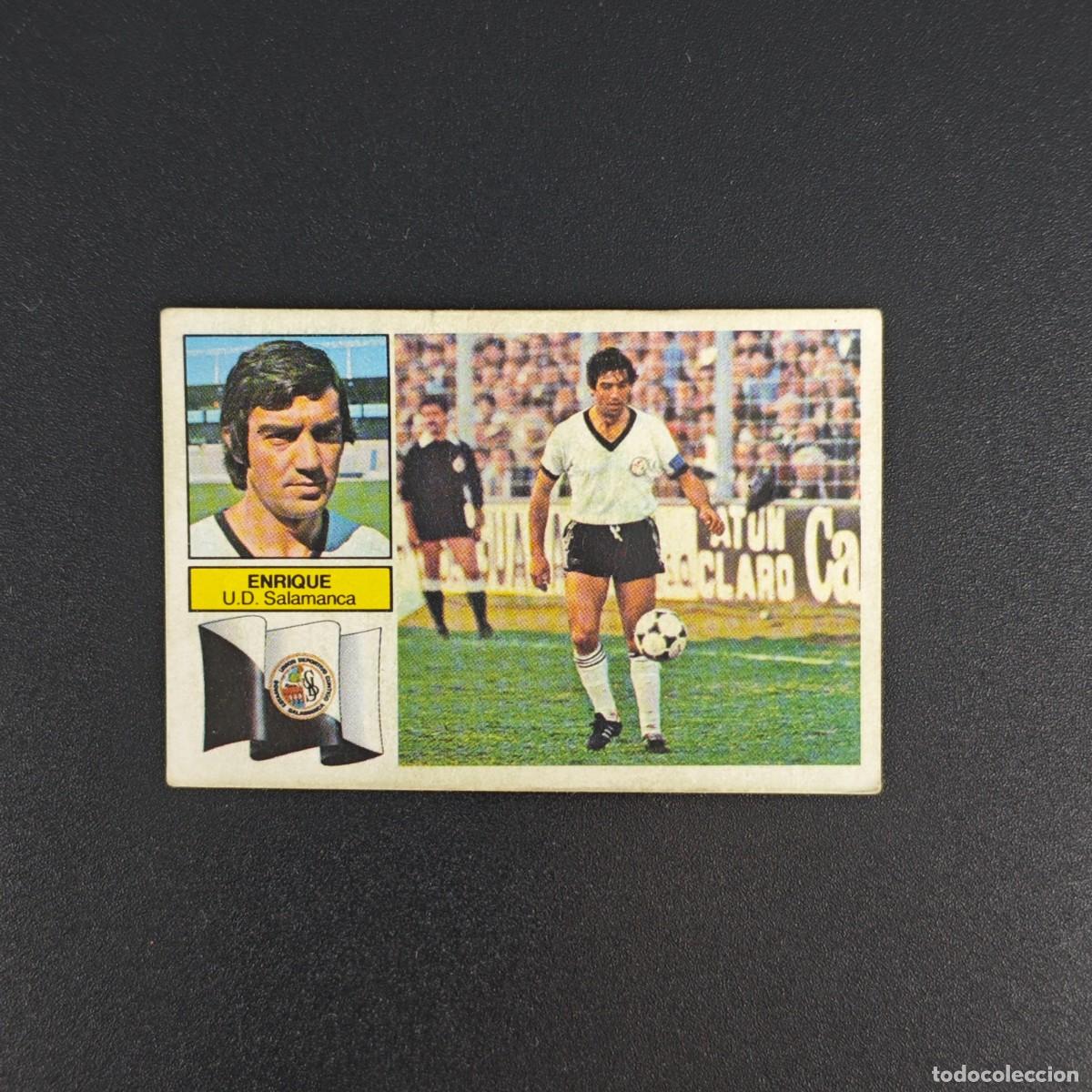Cromos de f&uacute;tbol: CROMO DE FUTBOL LIGA ESTE 82 83 1982 1983 NUNCA PEGADO SIN PEGAR ENRIQUE U. D. SALAMANCA RA1026