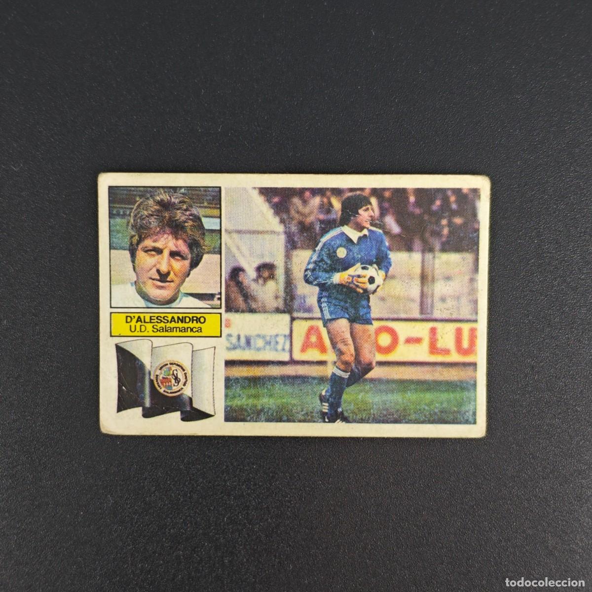 Cromos de f&uacute;tbol: CROMO DE FUTBOL LIGA ESTE 82 83 1982 1983 NUNCA PEGADO SIN PEGAR D'ALESSANDRO U. D. SALAMANCA RA1026